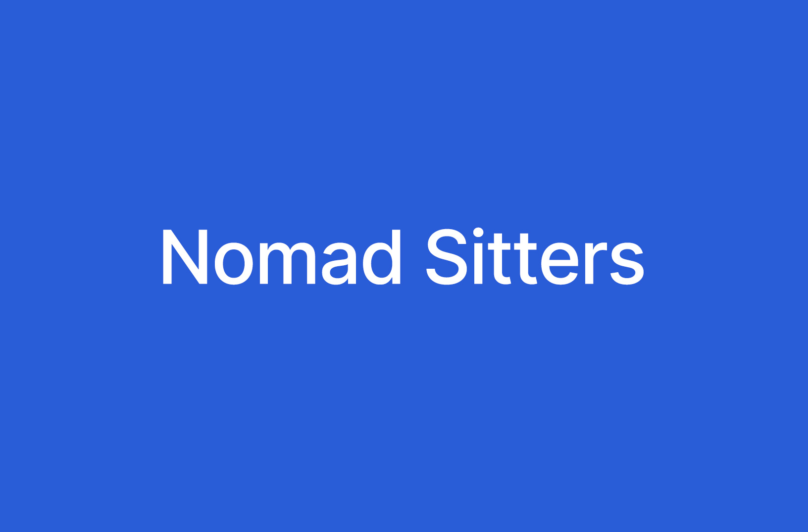 Nomad Sitters